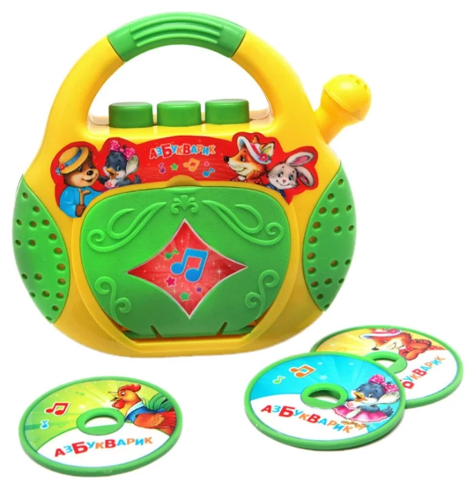 Интерактивная игрушка Азбукварик «CD-плеер. Песенки-потешки»