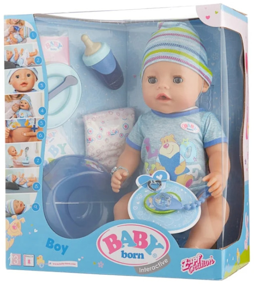 Интерактивная кукла Zapf Creation Baby Born «Малыш»