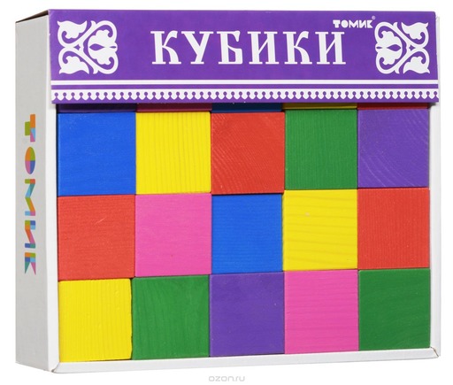 Кубики Томик «Цветные 2323»