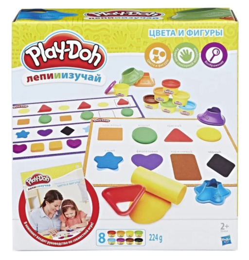 Масса для лепки Play-Doh «Цвета и фигуры»