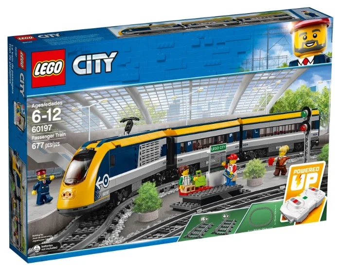 Электромеханический конструктор Lego City «Пассажирский поезд»