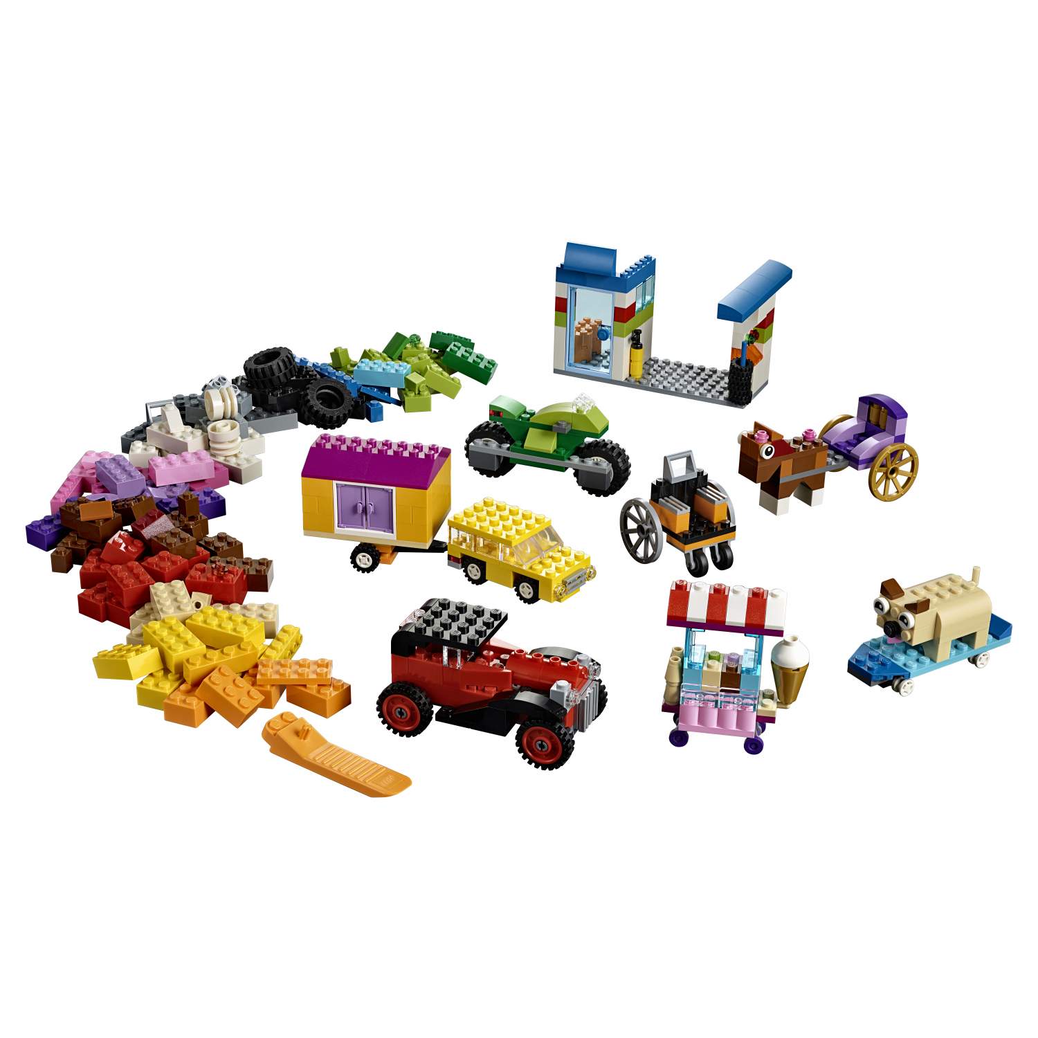 Конструктор LEGO Classic Модели на колёсах (10715)