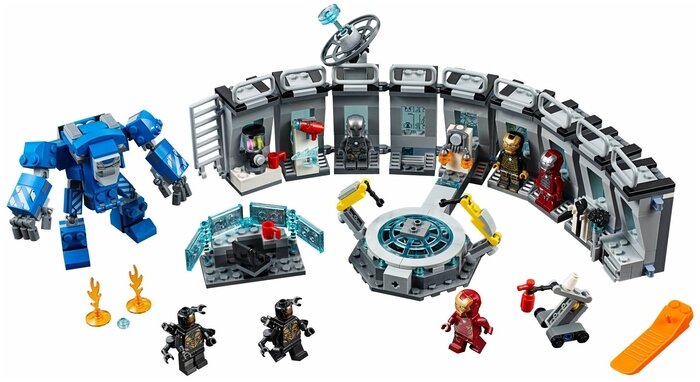 Конструктор LEGO Marvel Super Heroes 76125 Avengers Лаборатория Железного человека