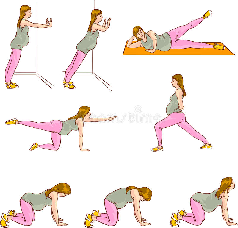 Легкая гимнастика чрезвычайно полезна во время беременности
